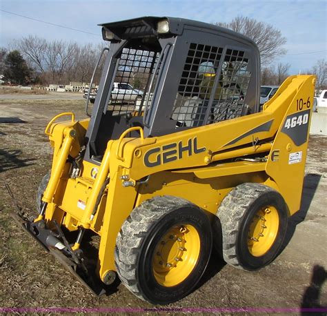 5340 gehl skid steer|salvage gehl 4640 skidsteer.